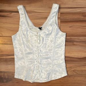 Fire Satin Corset Top